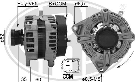 ERA 209638 - Ģenerators www.autospares.lv