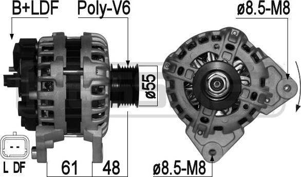 ERA 209056A - Ģenerators www.autospares.lv