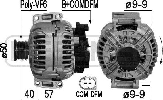 ERA 209050A - Ģenerators www.autospares.lv