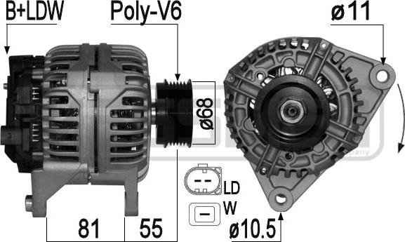 ERA 209051A - Ģenerators autospares.lv