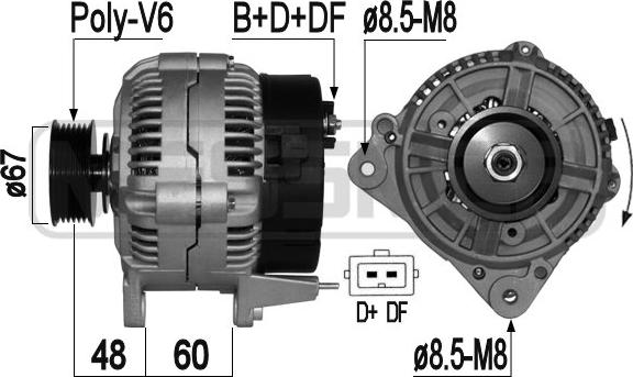 ERA 209064A - Alternator www.autospares.lv