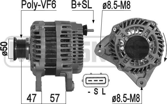 ERA 209061A - Ģenerators www.autospares.lv