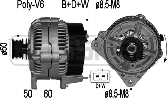 ERA 209062A - Ģenerators www.autospares.lv