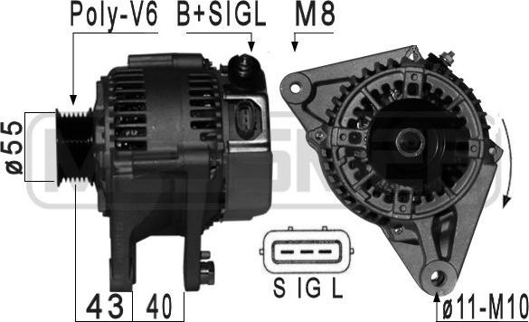 ERA 209003A - Ģenerators autospares.lv