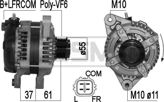 ERA 209015 - Ģenerators www.autospares.lv