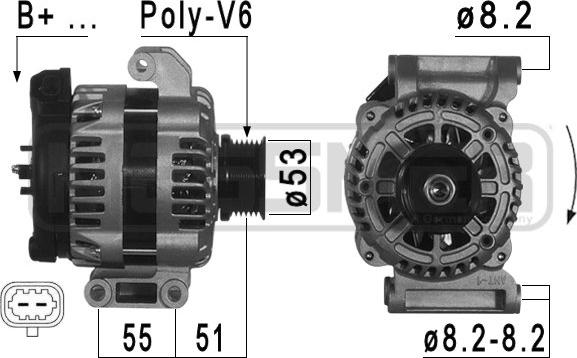 ERA 209011 - Ģenerators www.autospares.lv