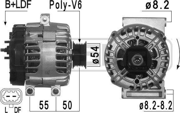 ERA 209012A - Ģenerators www.autospares.lv