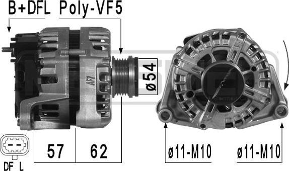 ERA 209089 - Ģenerators www.autospares.lv