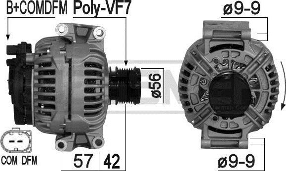 ERA 209086 - Ģenerators www.autospares.lv