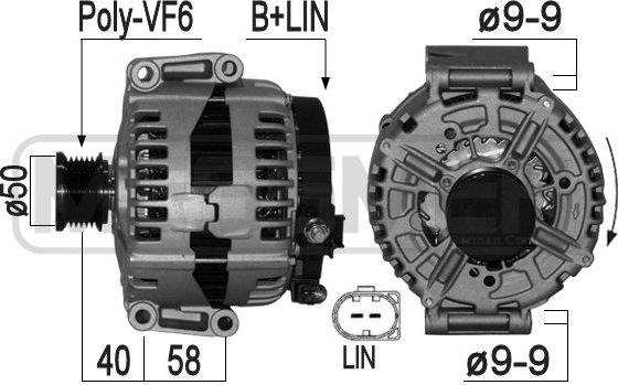 ERA 209080 - Ģenerators www.autospares.lv