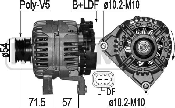 ERA 209081 - Ģenerators autospares.lv