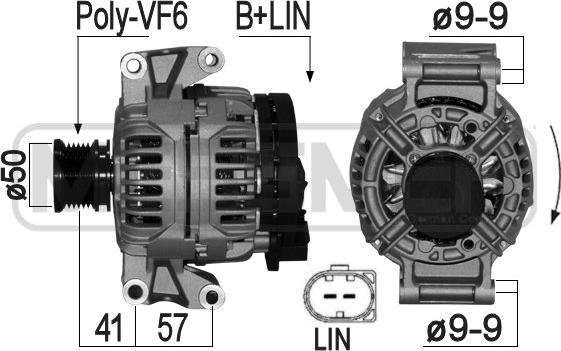 ERA 209082A - Ģenerators www.autospares.lv