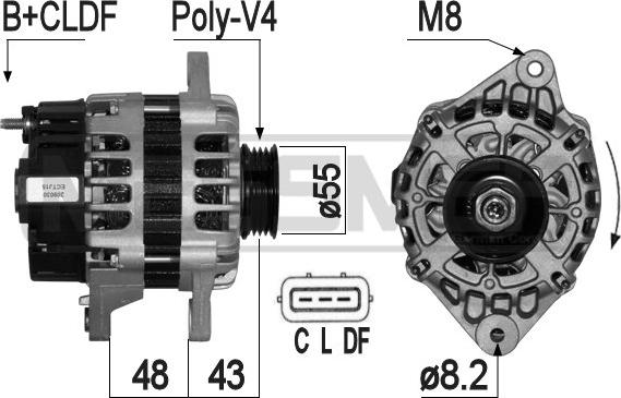 ERA 209030 - Ģenerators www.autospares.lv