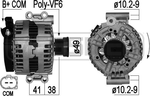 ERA 209038A - Ģenerators autospares.lv