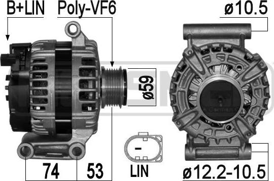 ERA 209079 - Генератор www.autospares.lv