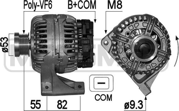 ERA 209074A - Alternator www.autospares.lv