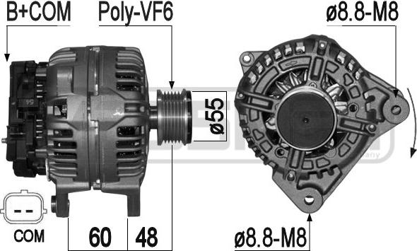 ERA 209071 - Alternator www.autospares.lv