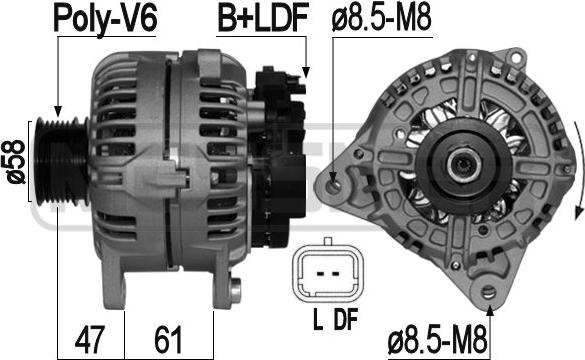 ERA 209072A - Ģenerators autospares.lv