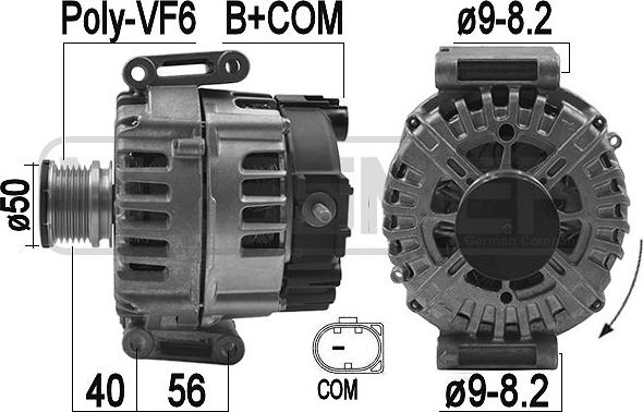 ERA 209190 - Ģenerators www.autospares.lv