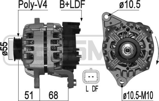 ERA 209143A - Ģenerators www.autospares.lv