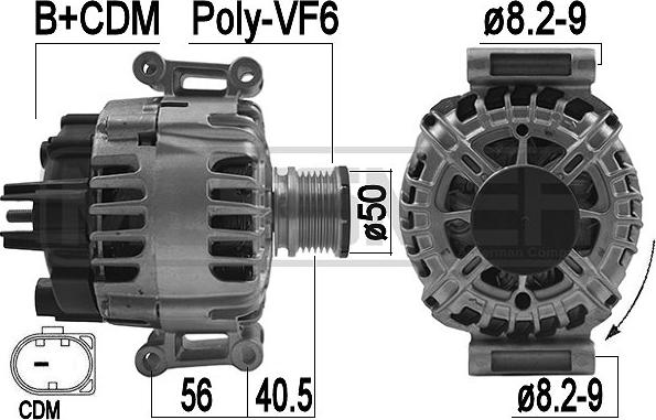 ERA 209166 - Ģenerators www.autospares.lv