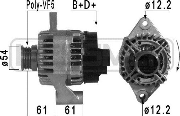 ERA 209105 - Ģenerators www.autospares.lv