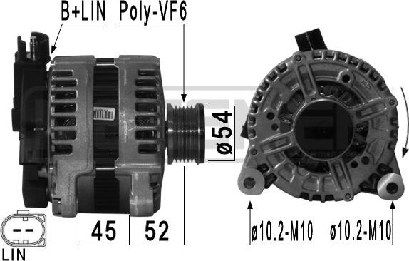 ERA 209100 - Ģenerators www.autospares.lv