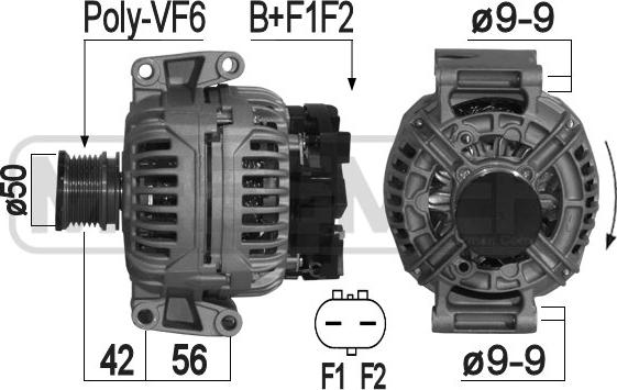 ERA 209101A - Alternator www.autospares.lv