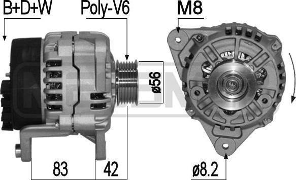 ERA 209102A - Ģenerators autospares.lv