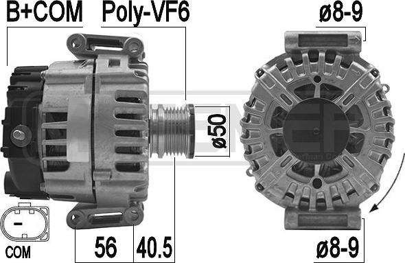 ERA 209184 - Ģenerators www.autospares.lv