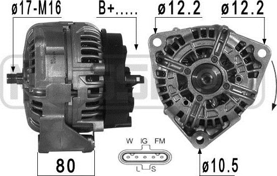 ERA 209122 - Ģenerators www.autospares.lv