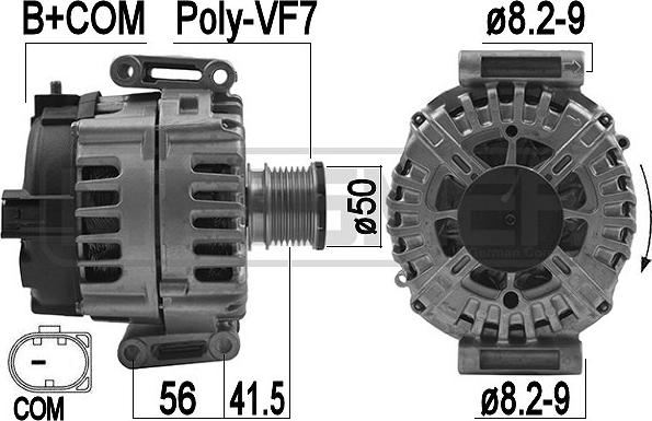 ERA 209177 - Ģenerators www.autospares.lv