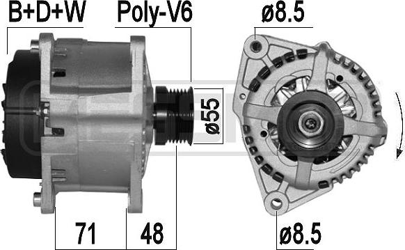 ERA 209390A - Alternator www.autospares.lv