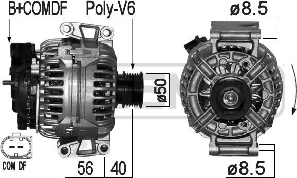 ERA 209341 - Ģenerators www.autospares.lv