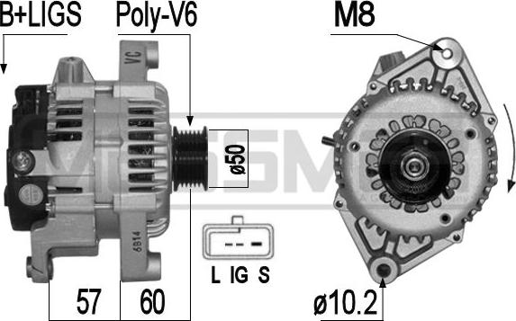 ERA 209343 - Ģenerators autospares.lv