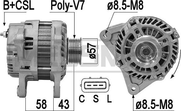 ERA 209347A - Ģenerators autospares.lv