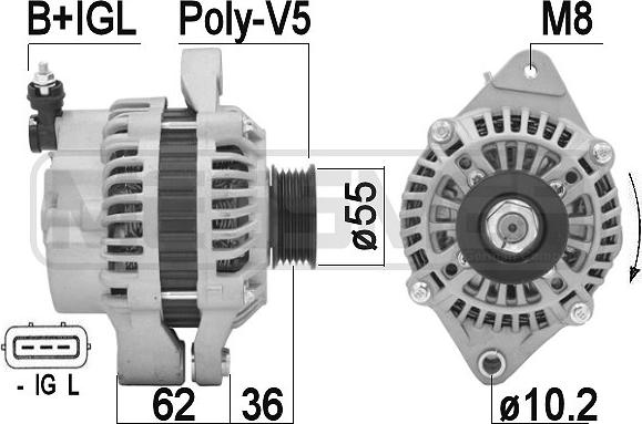 ERA 209353A - Ģenerators autospares.lv