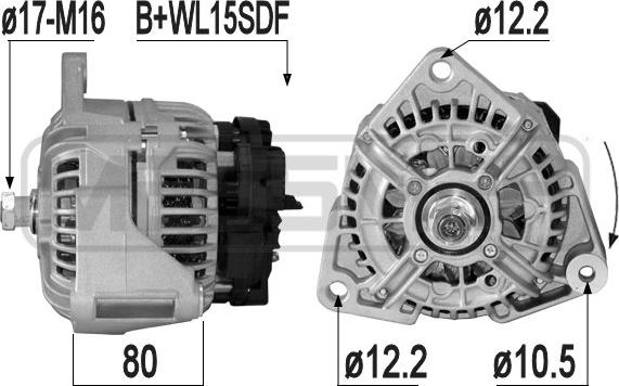 ERA 209308A - Ģenerators www.autospares.lv