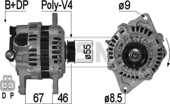 ERA 209310A - Ģenerators www.autospares.lv