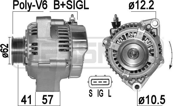 ERA 209383A - Ģenerators www.autospares.lv