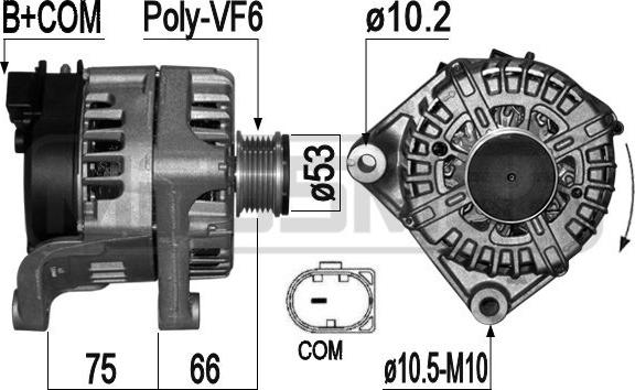 ERA 209325 - Ģenerators autospares.lv