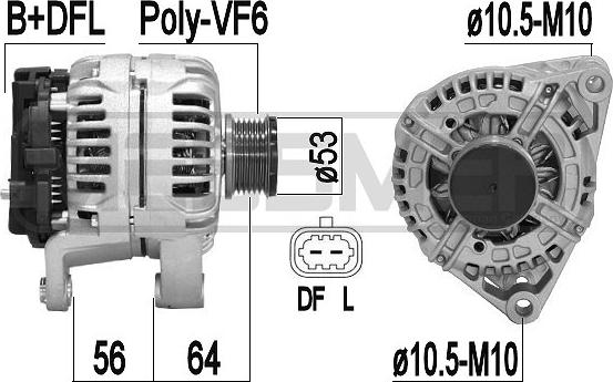 ERA 209374A - Ģenerators autospares.lv