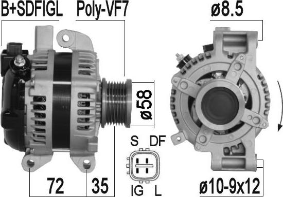 ERA 209370A - Ģenerators autospares.lv