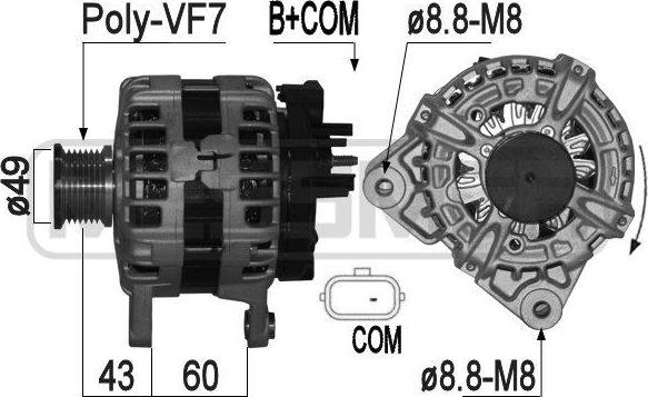 ERA 209292A - Ģenerators autospares.lv