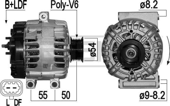 ERA 209243 - Ģenerators www.autospares.lv