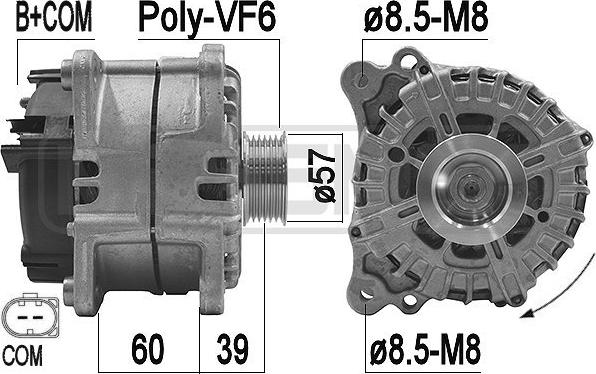 ERA 209205 - Ģenerators www.autospares.lv