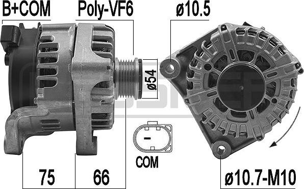 ERA 209206 - Ģenerators www.autospares.lv