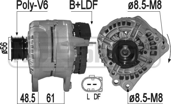 ERA 209215 - Ģenerators www.autospares.lv