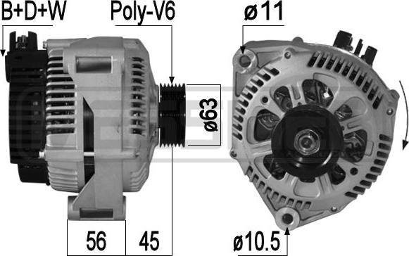 ERA 209281A - Ģenerators autospares.lv