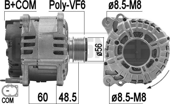 ERA 209288 - Ģenerators www.autospares.lv